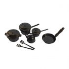 D7051 - Set of Pots, Pans and a Kettle