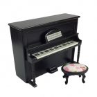 DF022 - Black Piano with Stool