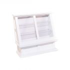 DF274WH - 1:12 Scale Shop Display Cabinet White