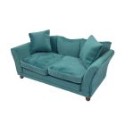 Turquoise Velvet Sofa (DF460)