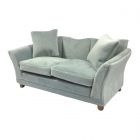 DF462 - Light Grey Velvet Sofa 