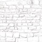 DIY798C - Embossed Whitewashed Stone Wall