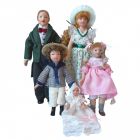 DP003 - Traditional Family of Five Dolls