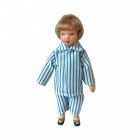 DP441 - Boy in Blue and White Pyjamas