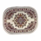 E9348 - Large Oval Cream Rug