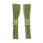 GS0557 - Green Gingham Curtains