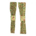 GS0561 - Green Floral Curtains
