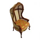 JJ05049WN - Luxury Arm Chair In Walnut 