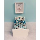 JJ0003 - Single Bedding - Blue Dots with Flowers