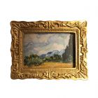 MC020 - Van Gogh landscape in an ornate gold frame