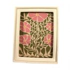 DISCONTINUED - Picture of Green and pink retro flower 