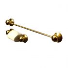 MC3187N - Brass Towel Rack And Toilet Roll Holder
