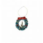 MC3211 - Luxury Wreath with Snow and Ribbon
