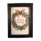 MC409 - Happy Holidays picture in black frame