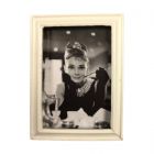 MC508 - Audrey Hepburn picture in white frame