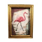 MC601 - Flamingo picture in gold frame