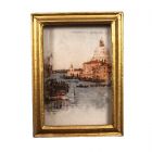 MC607 - Picture of Venice in a gold frame