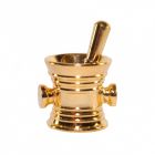 MD17930 - Brass Pestle and Mortar with Handles