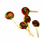 MG012 Pack of 5 rainbow lollipops
