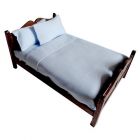 MS169 - Double Sheet and Pillowcases - Blue