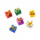 D2302 Pack 6 Wrapped Presents 1.5cm
