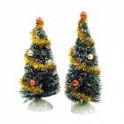 E4914 - Decorated Christmas Trees, 2 pcs