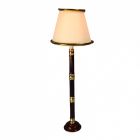 LT3004 - Standard Lamp Wood and Brass (DE019)