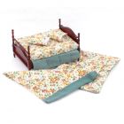 T3302A - Floral Double Bed with Linens