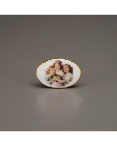 Wall Plate with picture of three girls