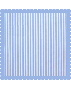Soft Blue Striped Fabric Square (30x30cm)