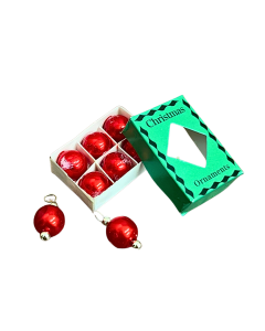 Red Christmas Bauble Decorations