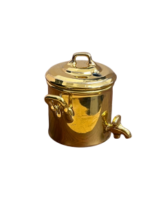 Gold Kitchen Stock Pot with Tap
