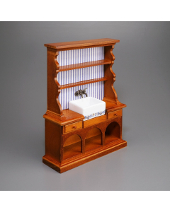 Kitchen Cabinet with Sink in Blue Onion Design