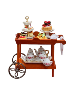 Serving Cart with Cakes