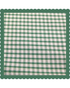Hunter Green Gingham Fabric Square (30x30cm)