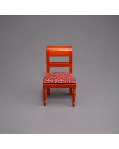 Biedermeier Burgundy Chair