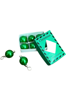 Green Christmas Bauble Decorations