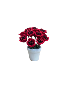 Red Roses In Vase