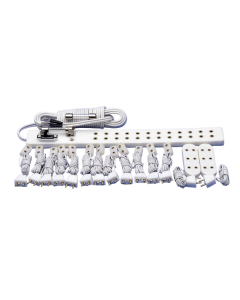 Socket Strip & Connectors 16 Lights - Wired 