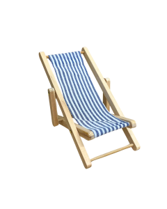 Blue Stripe Deckchair