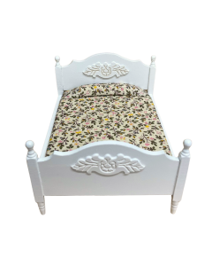 Double Bed White