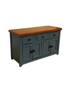 Blue & Oak Shaker-style Sideboard 