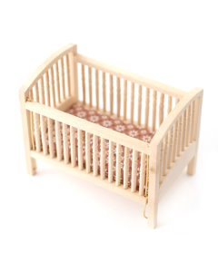 BEF129 Barewood Large Cot