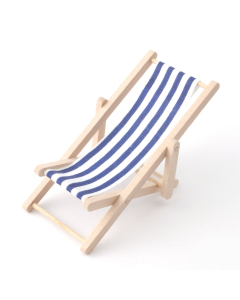D830 - 1:12 Scale Deckchair (Blue)