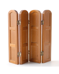 DF1442 Four Panel Oak Screen