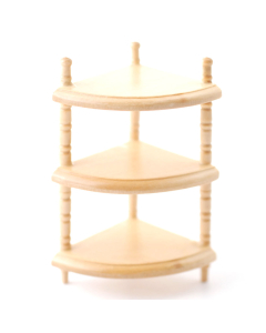 DF295P - 1:12 Scale Pine Corner Shelves