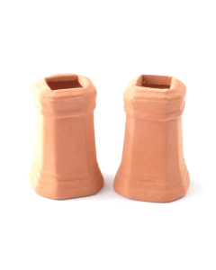 DIY658 Two Square Chimney Pots