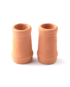 DIY661 Two Medium Round Chimney Pots