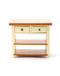 E3126 - Dolls House Furniture- Cream Shaker-style Table