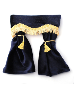 E5519 - Navy Blue Velvet Curtains